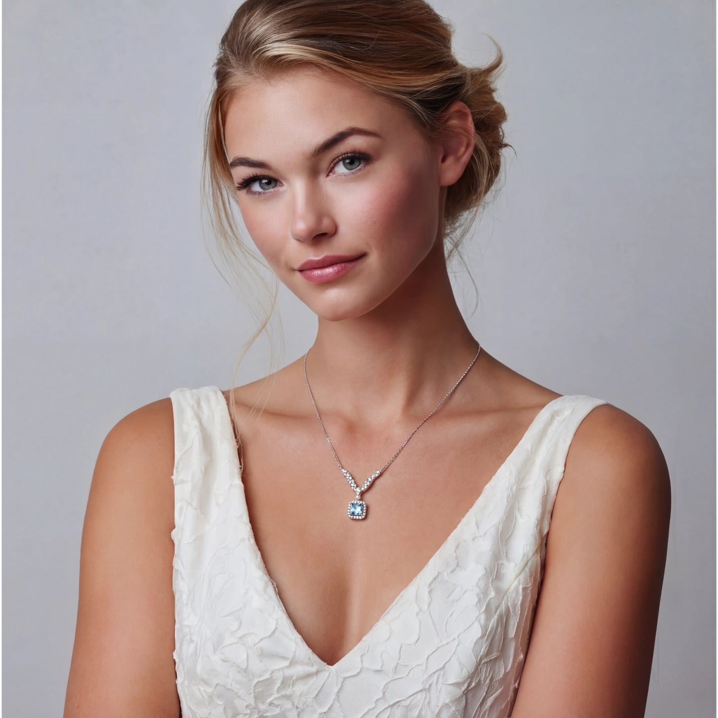 Celestial Arc Moissanite Necklace