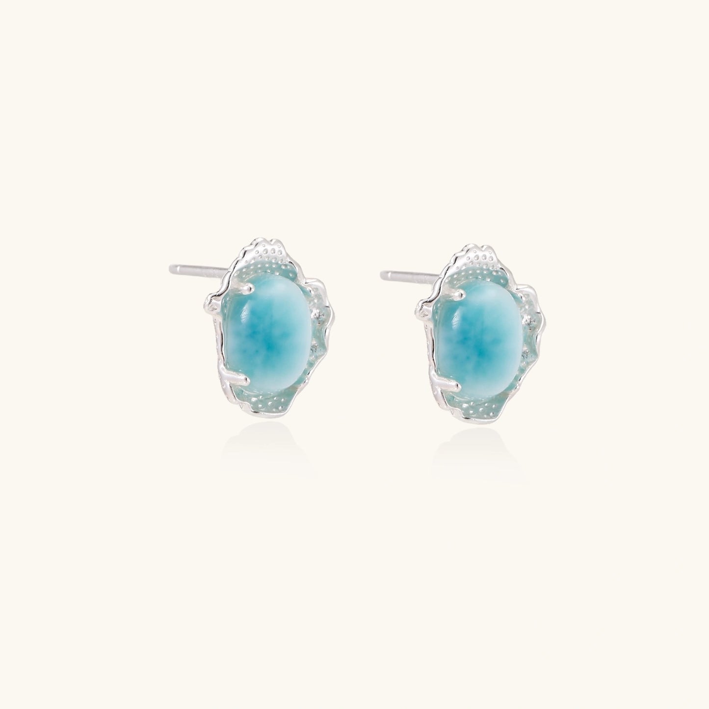 Larimar Dreams Studs