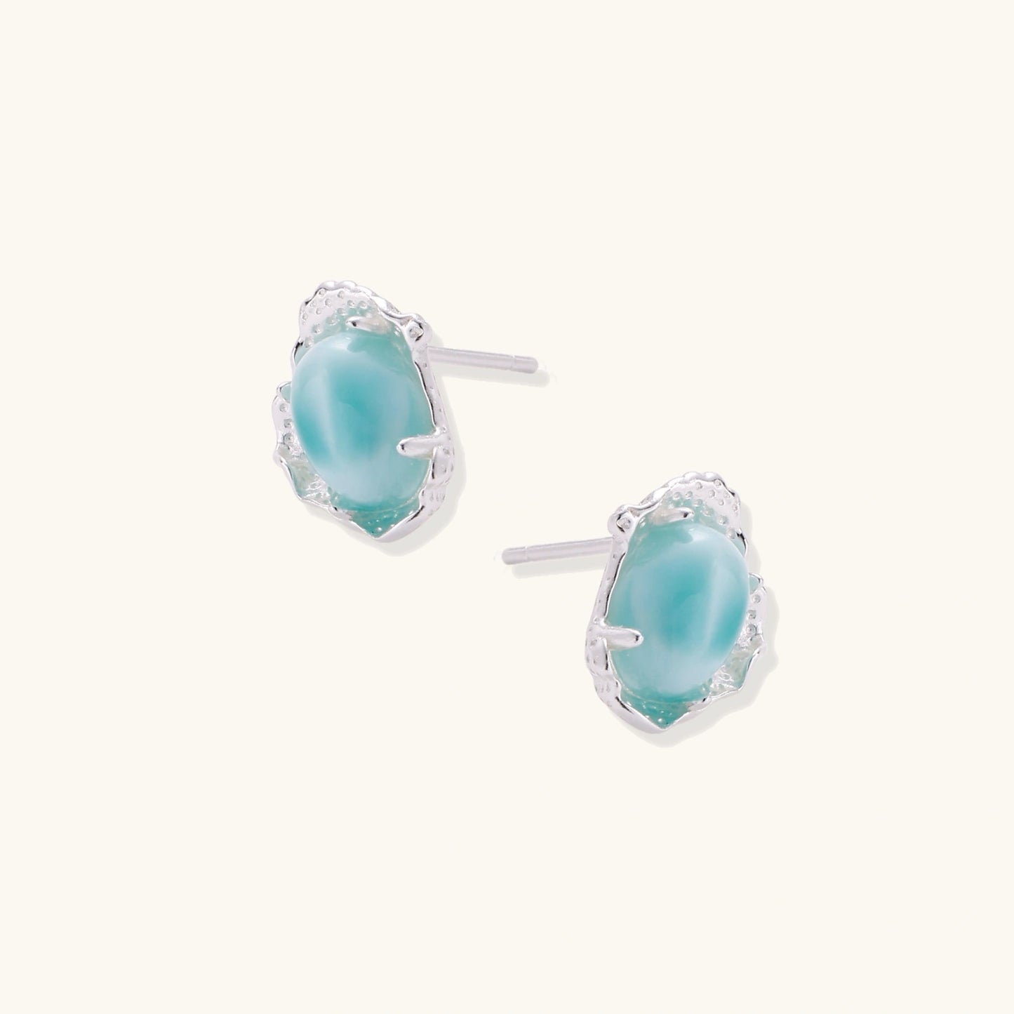 Larimar Dreams Studs