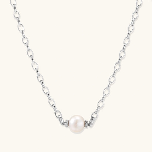 Luna Pearl Chain Necklace