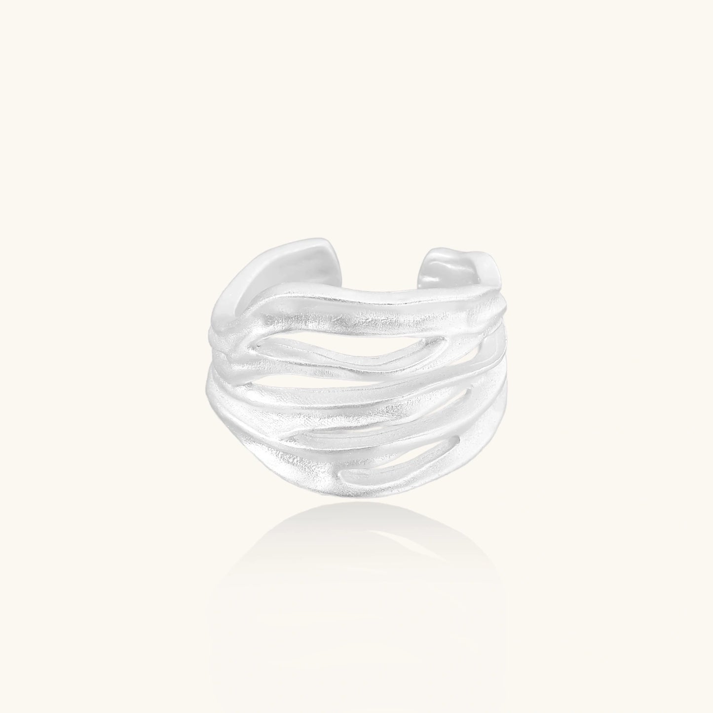 Ridge Wave Ring