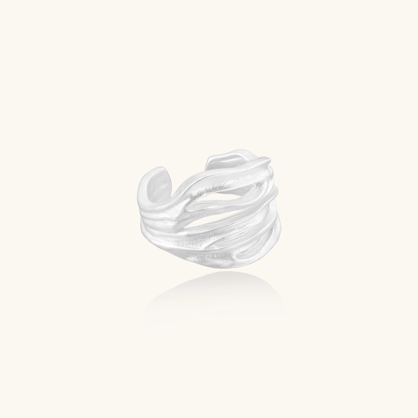 Ridge Wave Ring